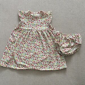 Baby Boden Floral Dress with Bloomers